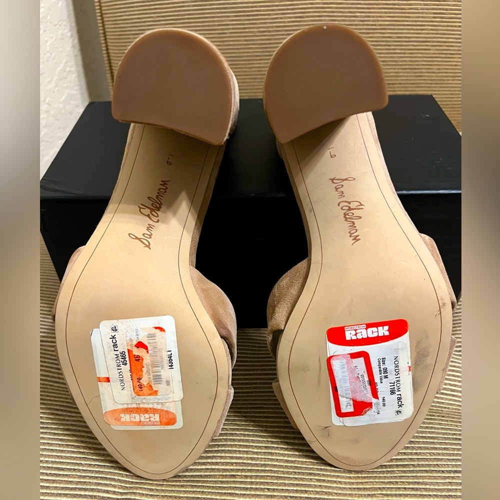 🔥NWT Sam Edelman Yancy Block Heel Ankle Strap Sandals - Size 9 - Picture 10 of 16